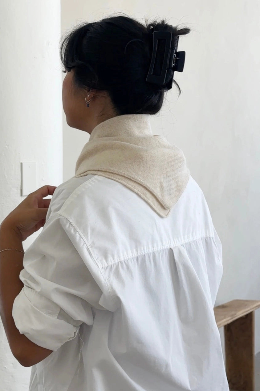 Le Bon Shoppe Cashmere Bandana Oatmeal-Le Bon Shoppe-Thistle Hill