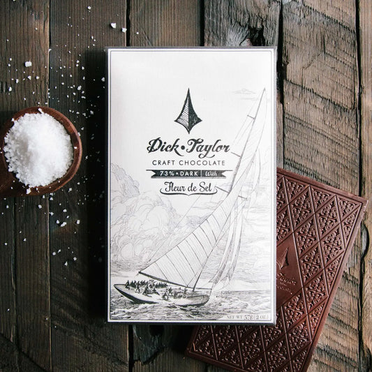 Dick Taylor Fleur De Sel 73% Dark Chocolate-Dick Taylor-Thistle Hill