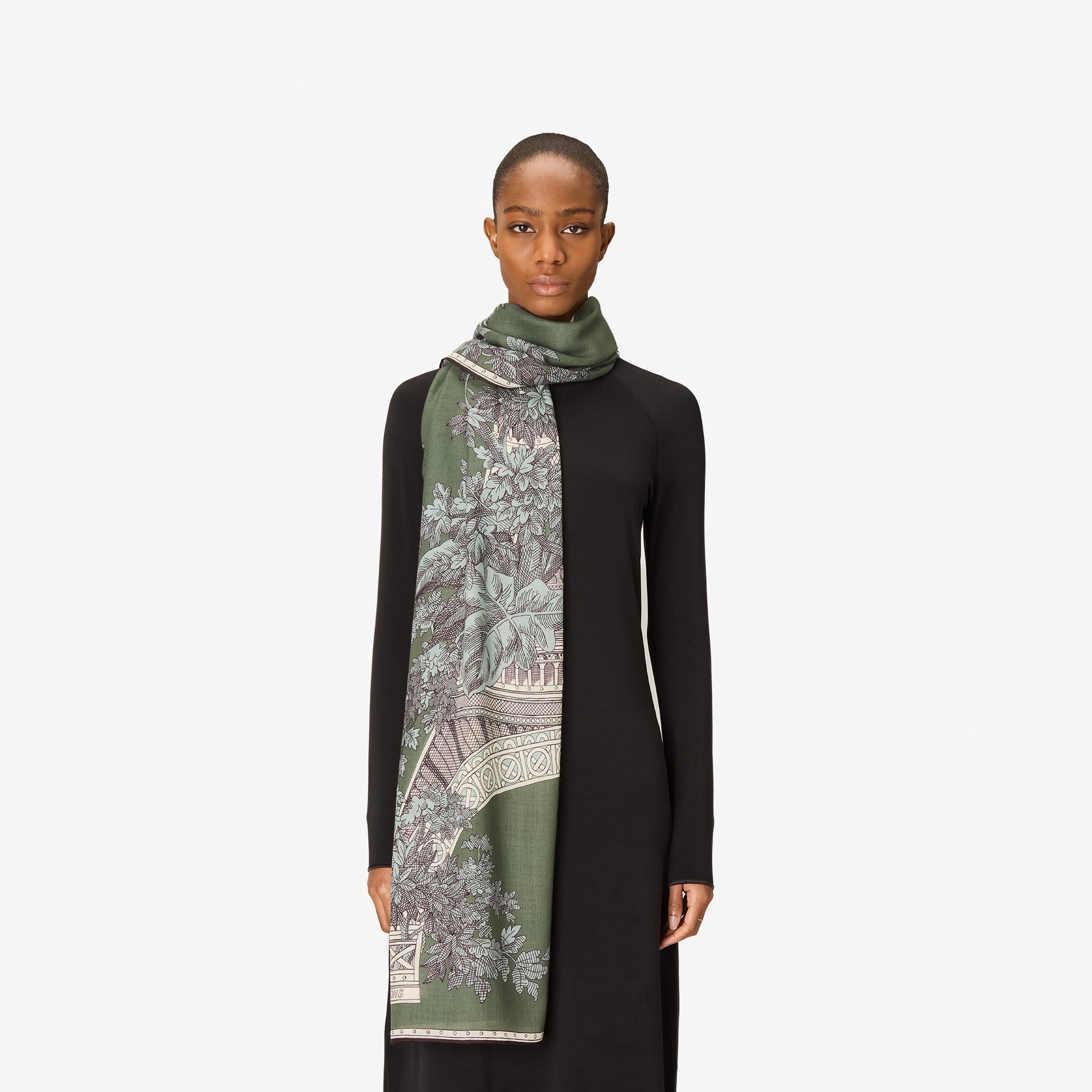 Inoui Editions Scarf 80 1889 Khaki-Inoui Editions-Thistle Hill
