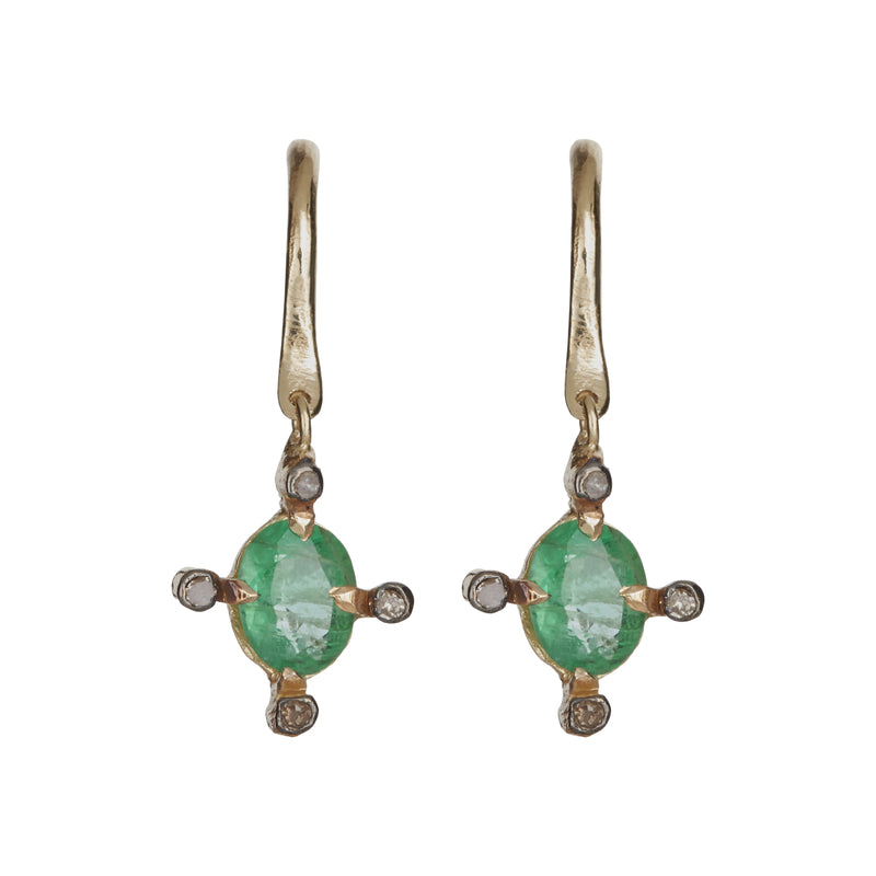 5 Octobre Jade Emeraude Earrings-5 Octobre-Thistle Hill