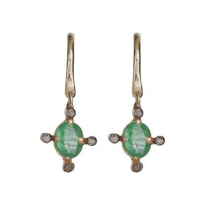 5 Octobre Jade Emeraude Earrings-5 Octobre-Thistle Hill