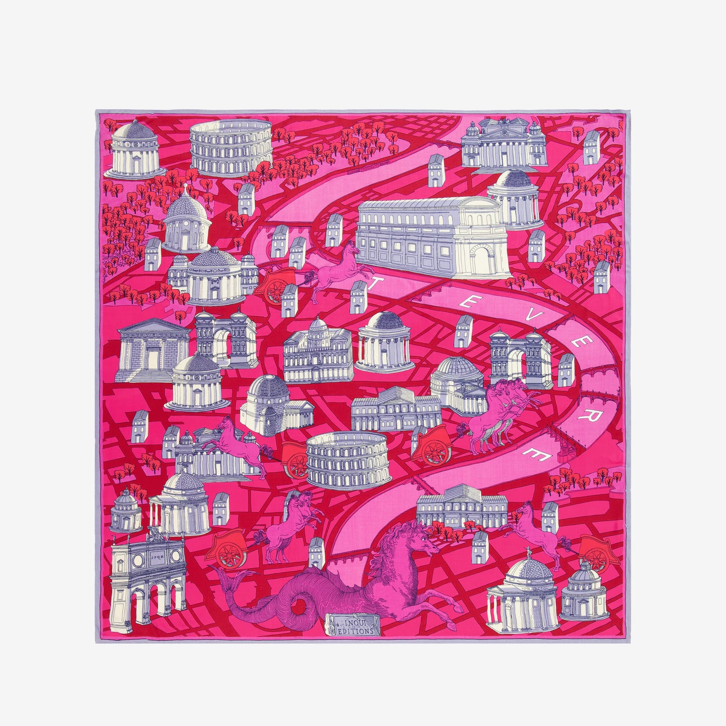 Inoui Editions Square 100 Rome Red-Inoui Editions-Thistle Hill