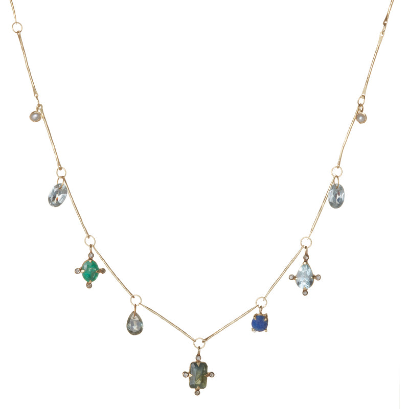 5 Octobre Angie Blue Necklace-5 Octobre-Thistle Hill