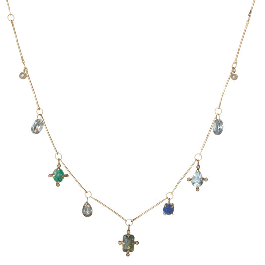 5 Octobre Angie Blue Necklace-5 Octobre-Thistle Hill