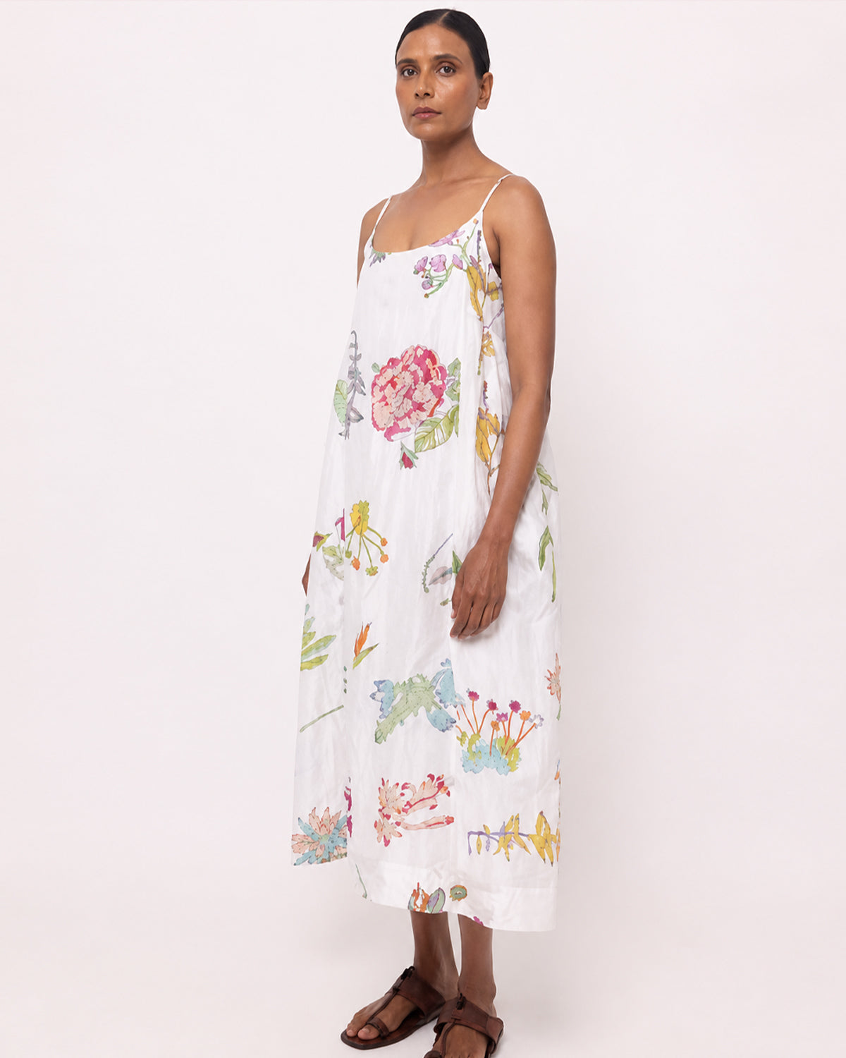Injiri Herbarium 89 Cotton & Silk Slip Dress