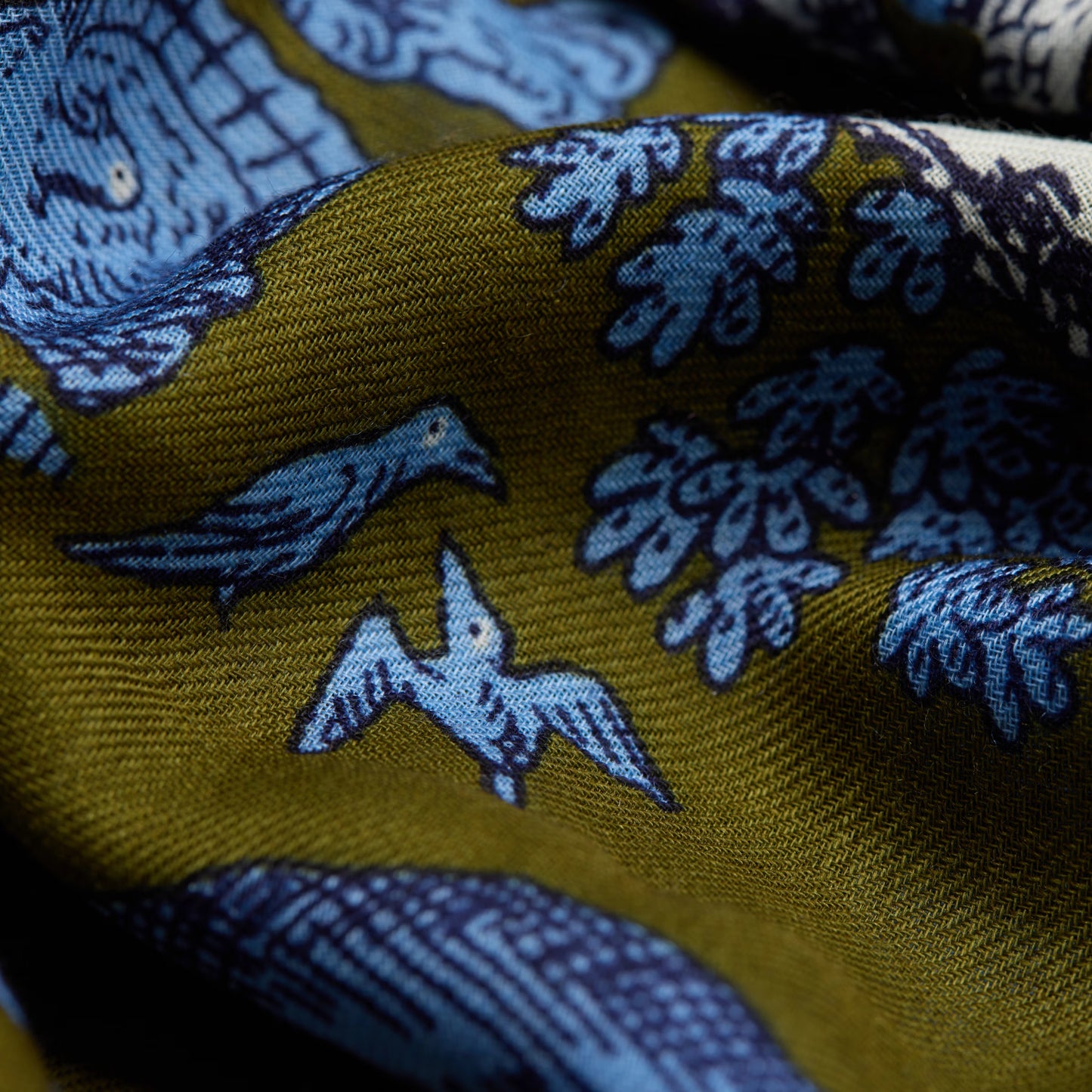 Inoui Editions Scarf 130 Reverie Khaki-Inoui Editions-Thistle Hill