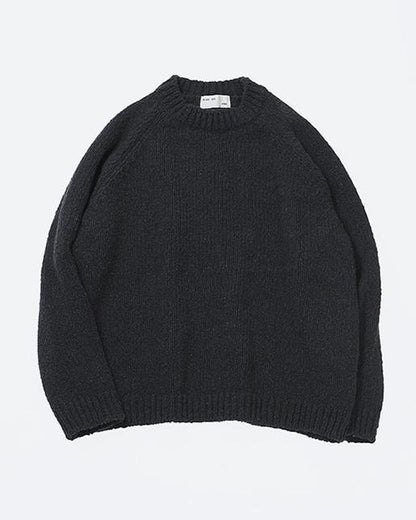 Evam Eva Renew Wool Ragian Pullover Charcoal-Evam Eva-Thistle Hill