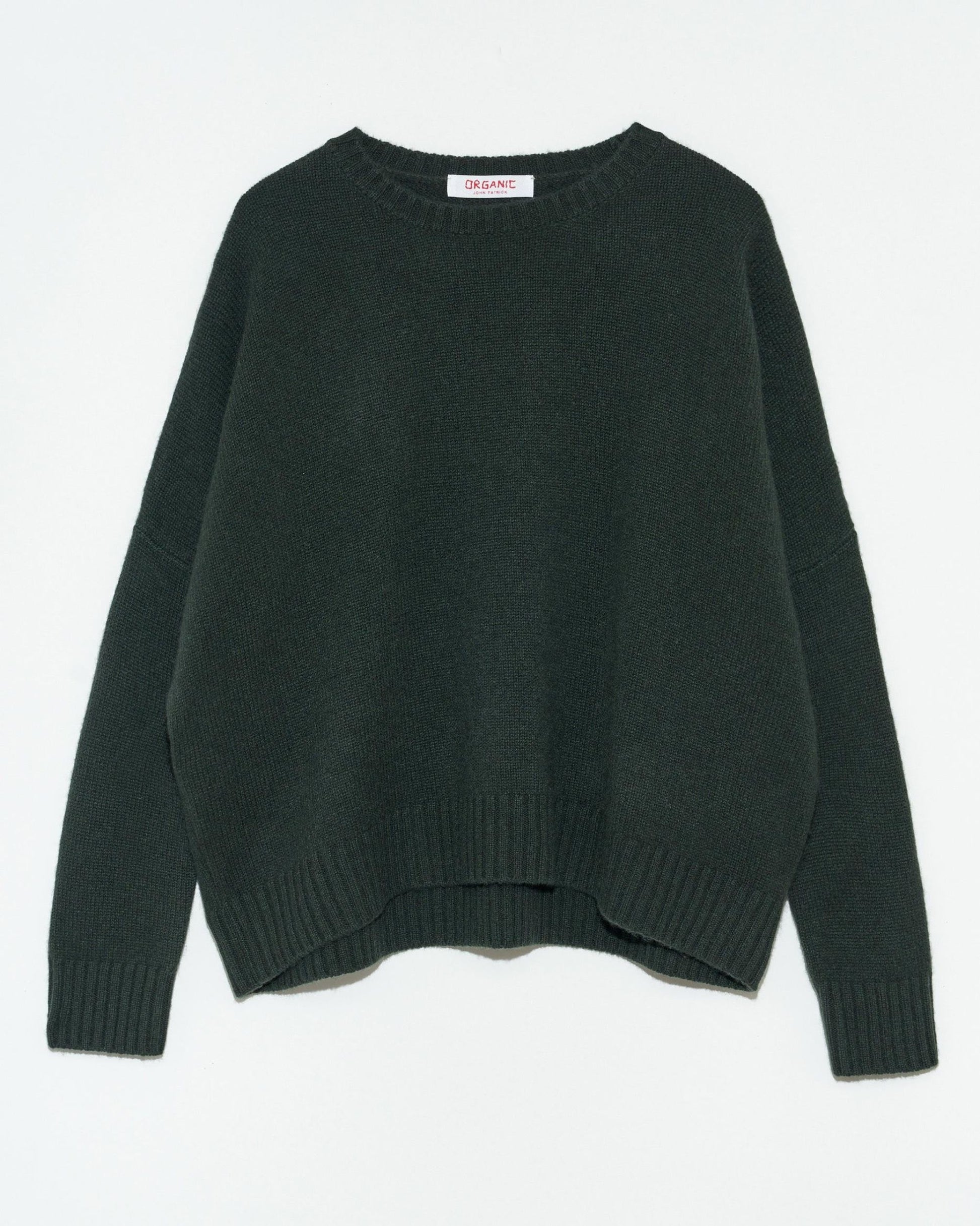 Organic by John Patrick Cashmere Wide Pullover Loden-Organic by John Patrick-Thistle Hill