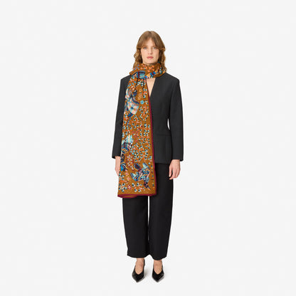 Inoui Editions 100 Rene Perrot Brown Scarf-Inoui Editions-Thistle Hill