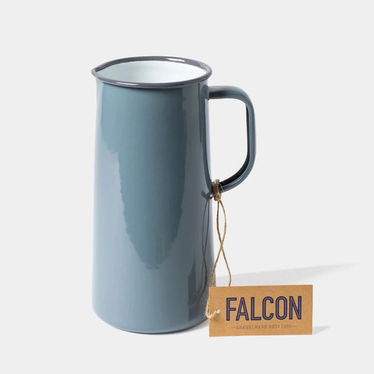 Falcon Enamelware 3 Pint Pitcher Pigeon Grey-Falcon Enamelware-Thistle Hill