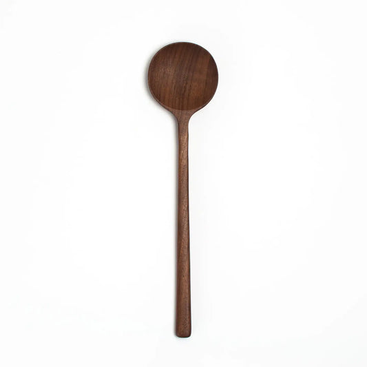 Walnut Wooden Round Spoon-JBrody & Co.-Thistle Hill