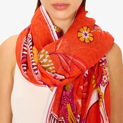 Inoui Editions Scarf 100 Diego Orange-Inoui Editions-Thistle Hill