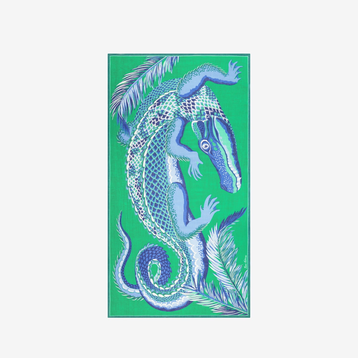 Inoui Editions Scarf 100 Croco Green-Inoui Editions-Thistle Hill