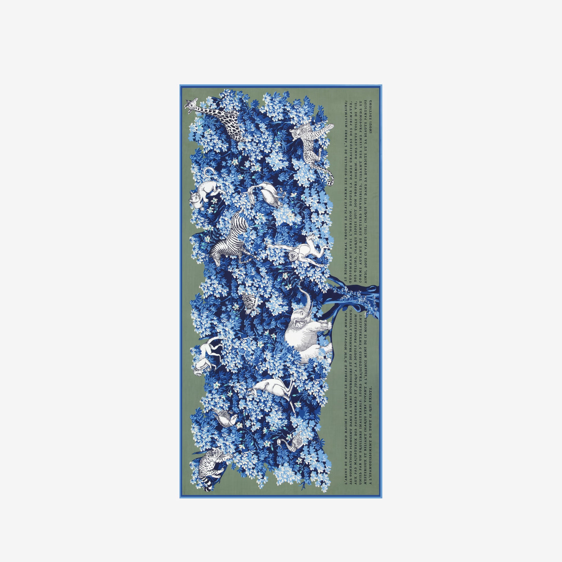 Inoui Editions Scarf 100 Bestaire Khaki-Inoui Editions-Thistle Hill