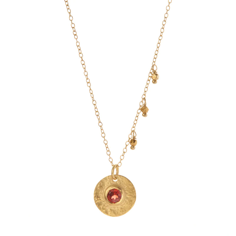 5 Octobre Lucky Garnet Necklace-5 Octobre-Thistle Hill