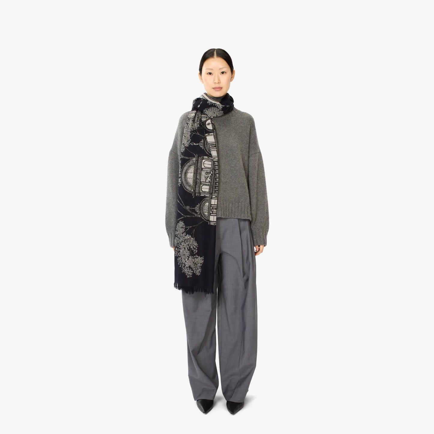 Inoui Editions Scarf 80 Mirage Black-Inoui Editions-Thistle Hill