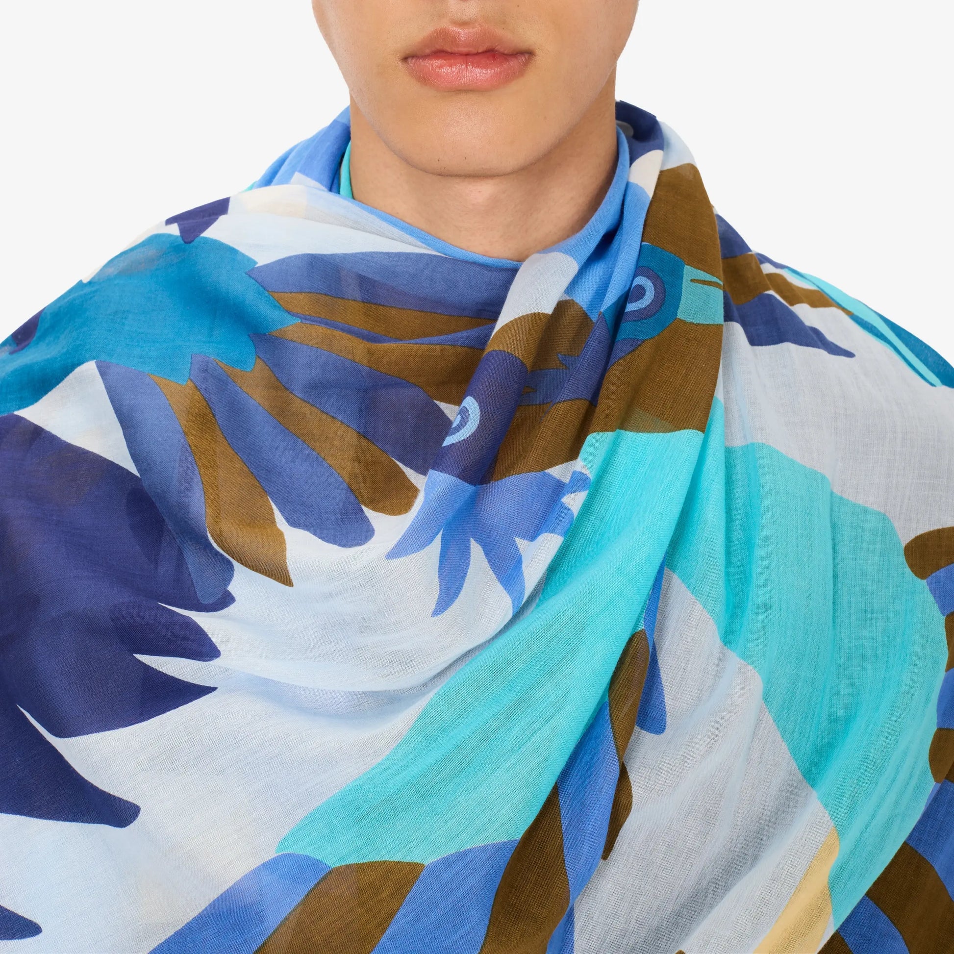 Inoui Editions Scarf 100 Voyage Blue-Inoui Editions-Thistle Hill