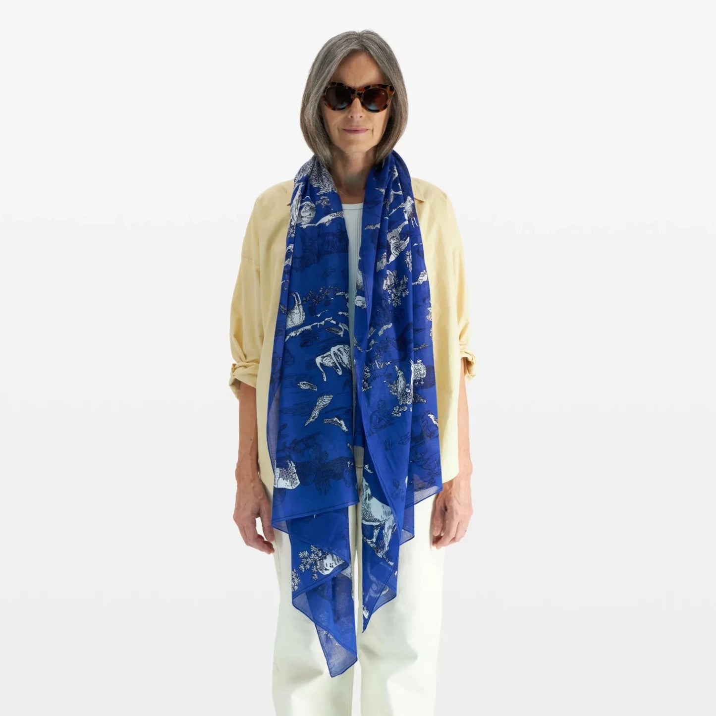 Inoui Editions Scarf 100 Reverie Blue-Inoui Editions-Thistle Hill