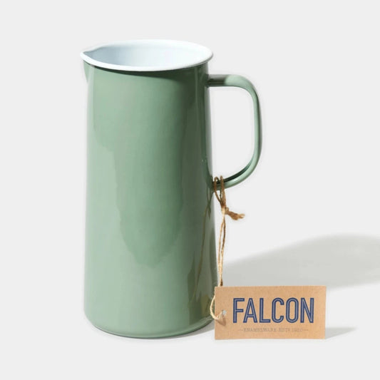 Falcon Enamelware 3 Pint Pitcher Tarragon-Falcon Enamelware-Thistle Hill