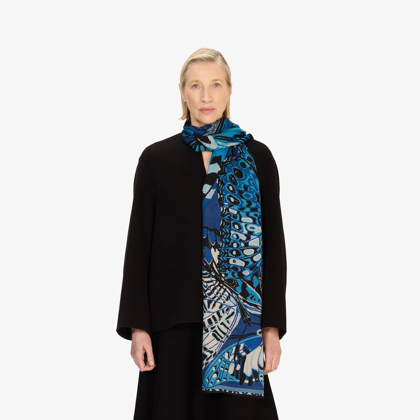 Inoui Editions Scarf 70 Papillons Blue-Inoui Editions-Thistle Hill
