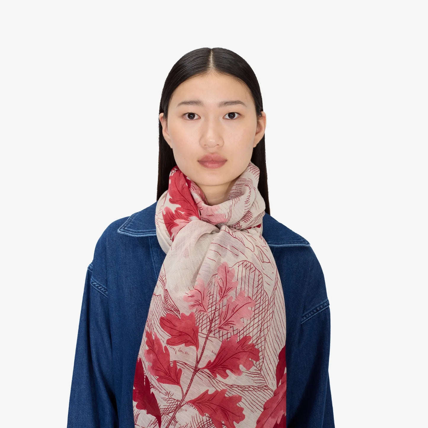 Inoui Editions Scarf 100 Amboise Red-Inoui Editions-Thistle Hill