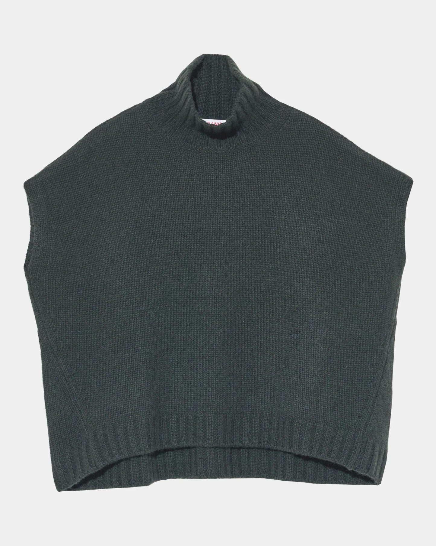 Organic by John Patrick Cashmere Turtleneck Gilet Loden-Organic by John Patrick-Thistle Hill