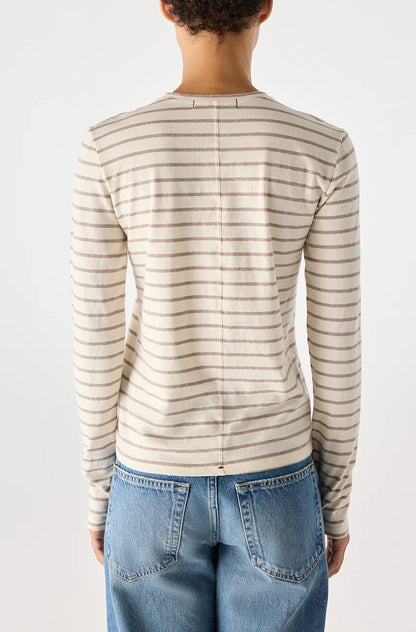 AMO Drew Long Sleeve Tee Natural/Haze-AMO-Thistle Hill