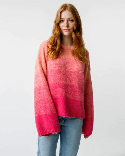 AMO Aretha Tonal Sweater Carnation