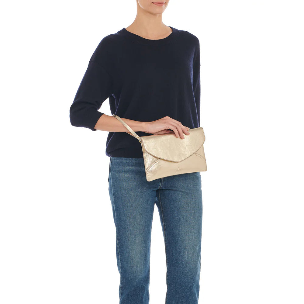 Il Bisonte Clutch Esperia Platino Brass Hardware-Il Bisonte-Thistle Hill