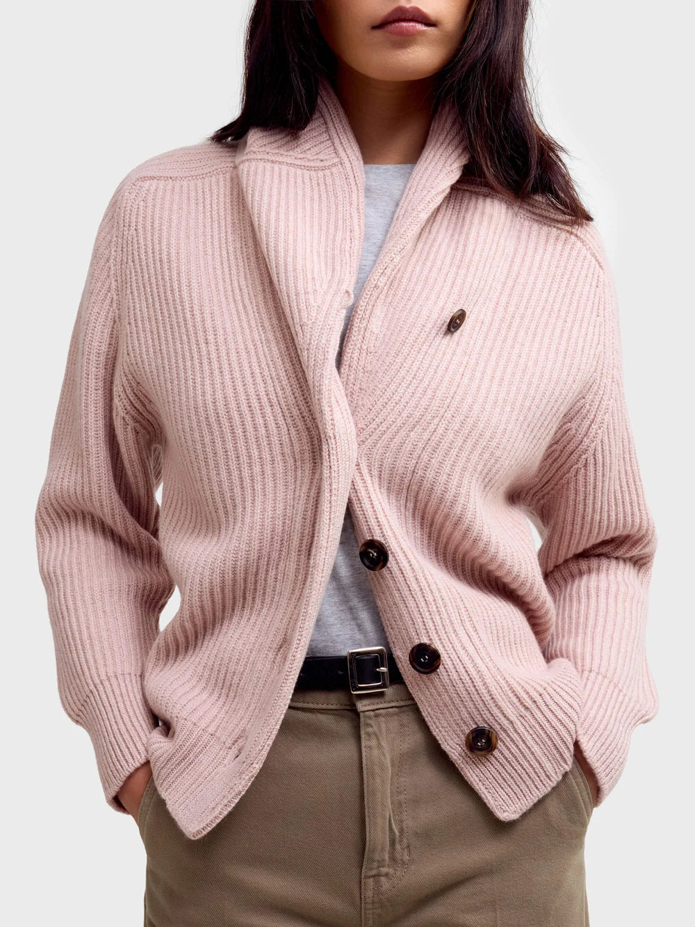 Begg x Co Mini Yacht Cardigan Blush-Begg x Co-Thistle Hill