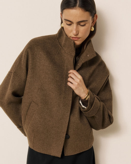 Hartford Volto Woven Jacket Nut-Hartford-Thistle Hill