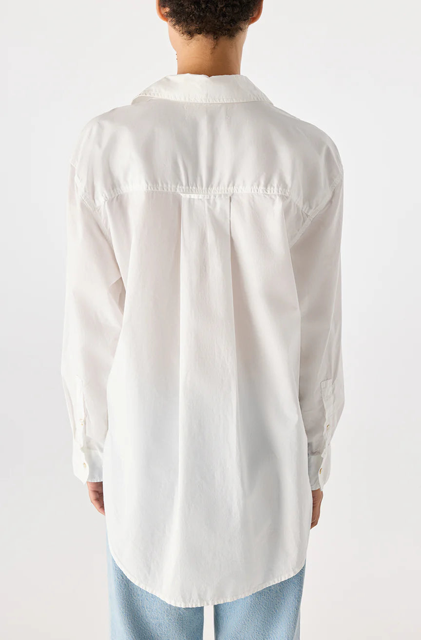 AMO Ruth Oversized Shirt White-AMO-Thistle Hill