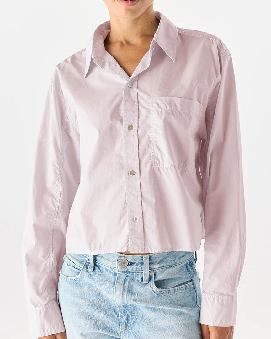 AMO Ruth Crop Shirt Wisteria-AMO-Thistle Hill
