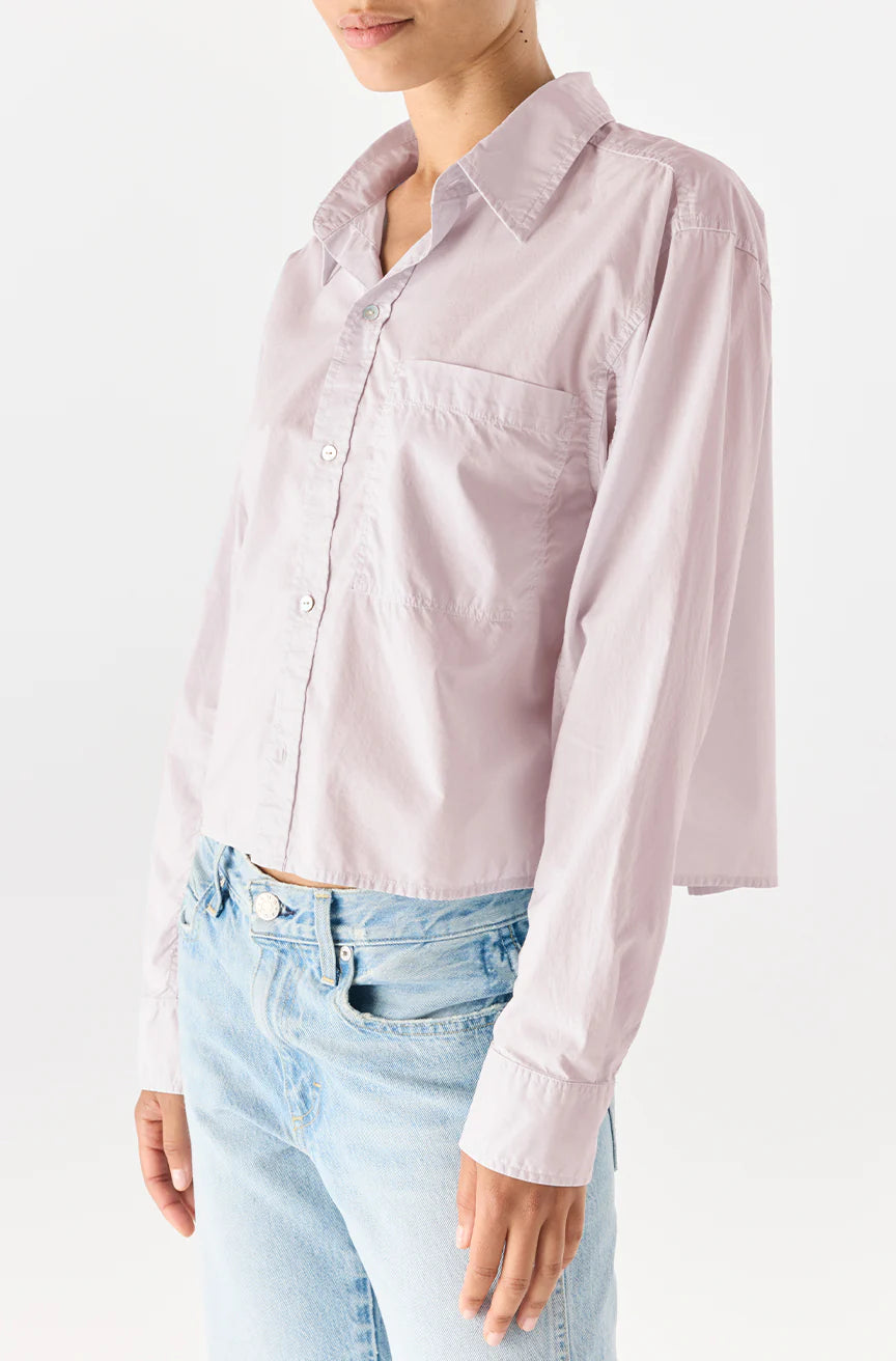 AMO Ruth Crop Shirt Wisteria-AMO-Thistle Hill