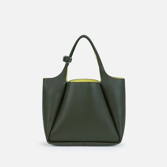 WE-AR4 Trapeze Bucket Bag Forest Green-WE-AR4-Thistle Hill