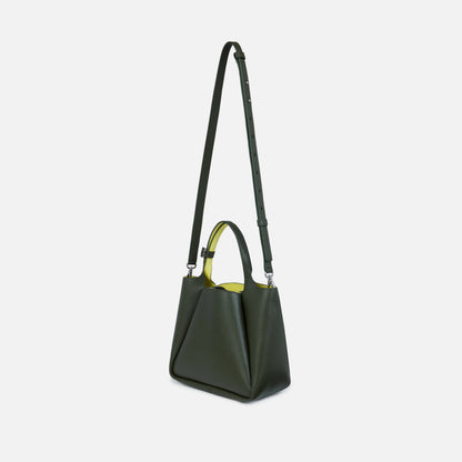 WE-AR4 Trapeze Bucket Bag Forest Green-WE-AR4-Thistle Hill