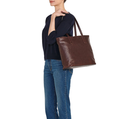 Il Bisonte New Icon Tote Bag Coffee-Il Bisonte-Thistle Hill