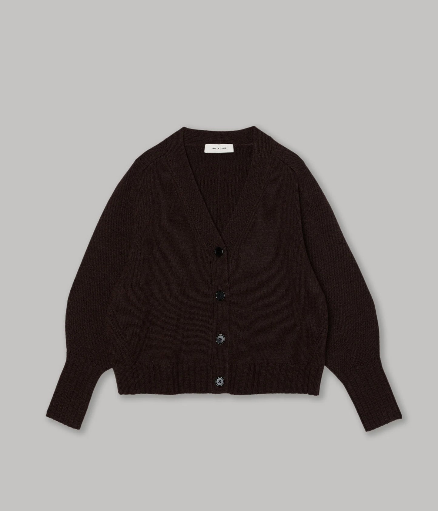 Sayaka Davis Balloon Sleeve Cardigan Wood-Sayaka Davis-Thistle Hill