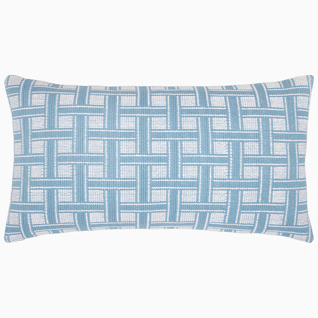John Robshaw Vedika Light Indigo Bolster-John Robshaw-Thistle Hill