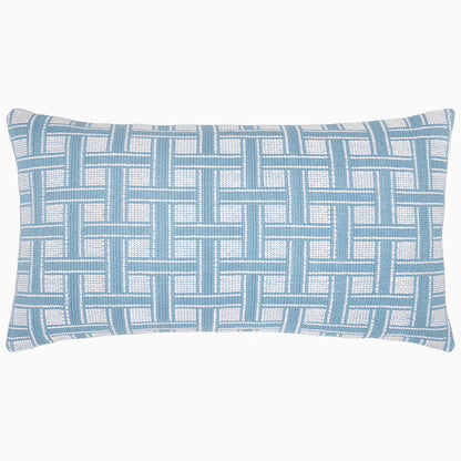 John Robshaw Vedika Light Indigo Bolster-John Robshaw-Thistle Hill