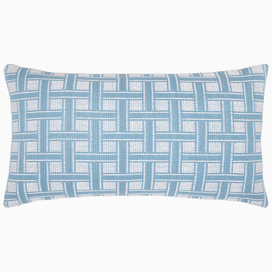 John Robshaw Vedika Light Indigo Bolster-John Robshaw-Thistle Hill