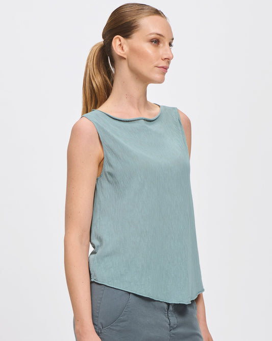 Transit Slub Knitted Top Tank Celeste-Transit-Thistle Hill