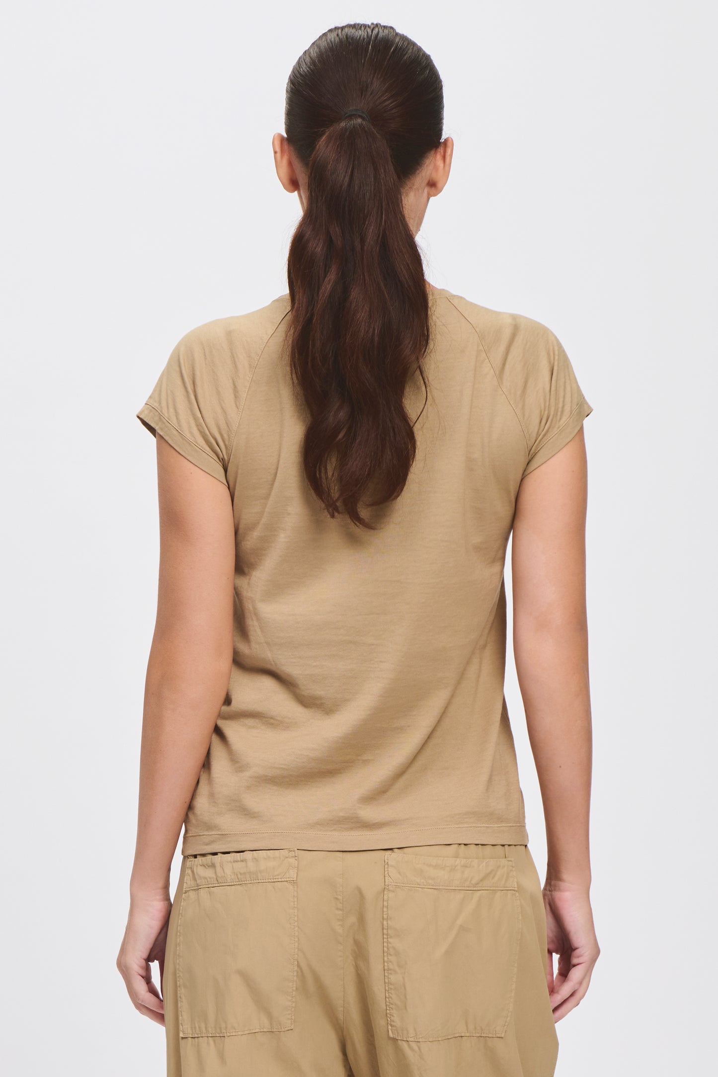 Transit Slim-Fit Round-Neck T-Shirt in Cotton Jersey Nut-Transit-Thistle Hill