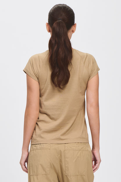 Transit Slim-Fit Round-Neck T-Shirt in Cotton Jersey Nut-Transit-Thistle Hill