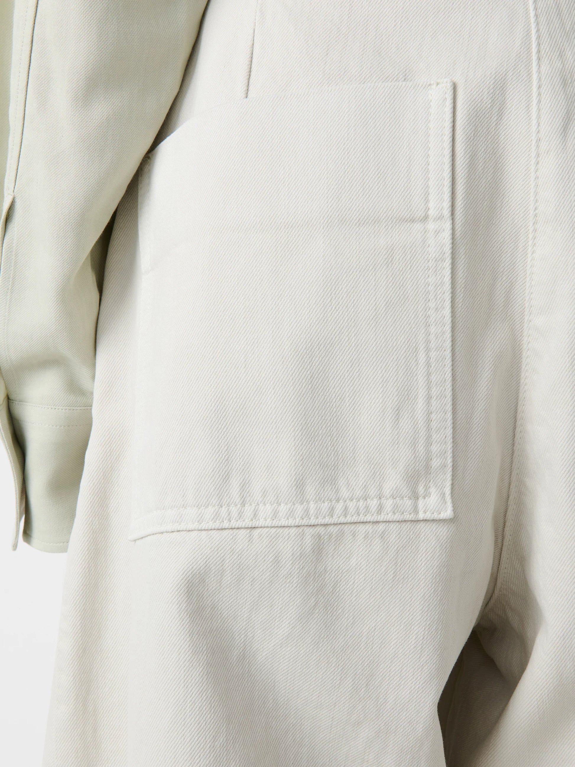 Studio Nicholson Chalco Denim Wide Crop Pant Ice-Studio Nicholson-Thistle Hill