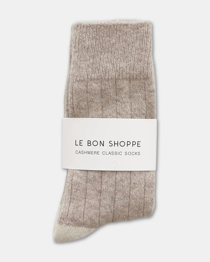 Le Bon Shoppe Cashmere Classic Socks Fawn-Le Bon Shoppe-Thistle Hill