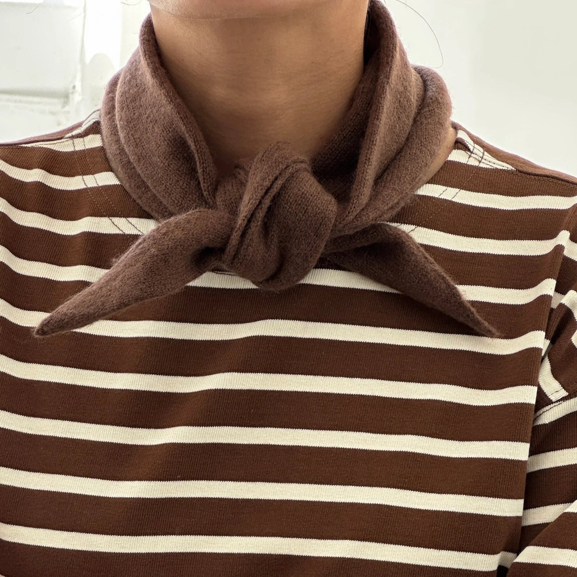 Le Bon Shoppe Cashmere Bandana Mocha-Le Bon Shoppe-Thistle Hill