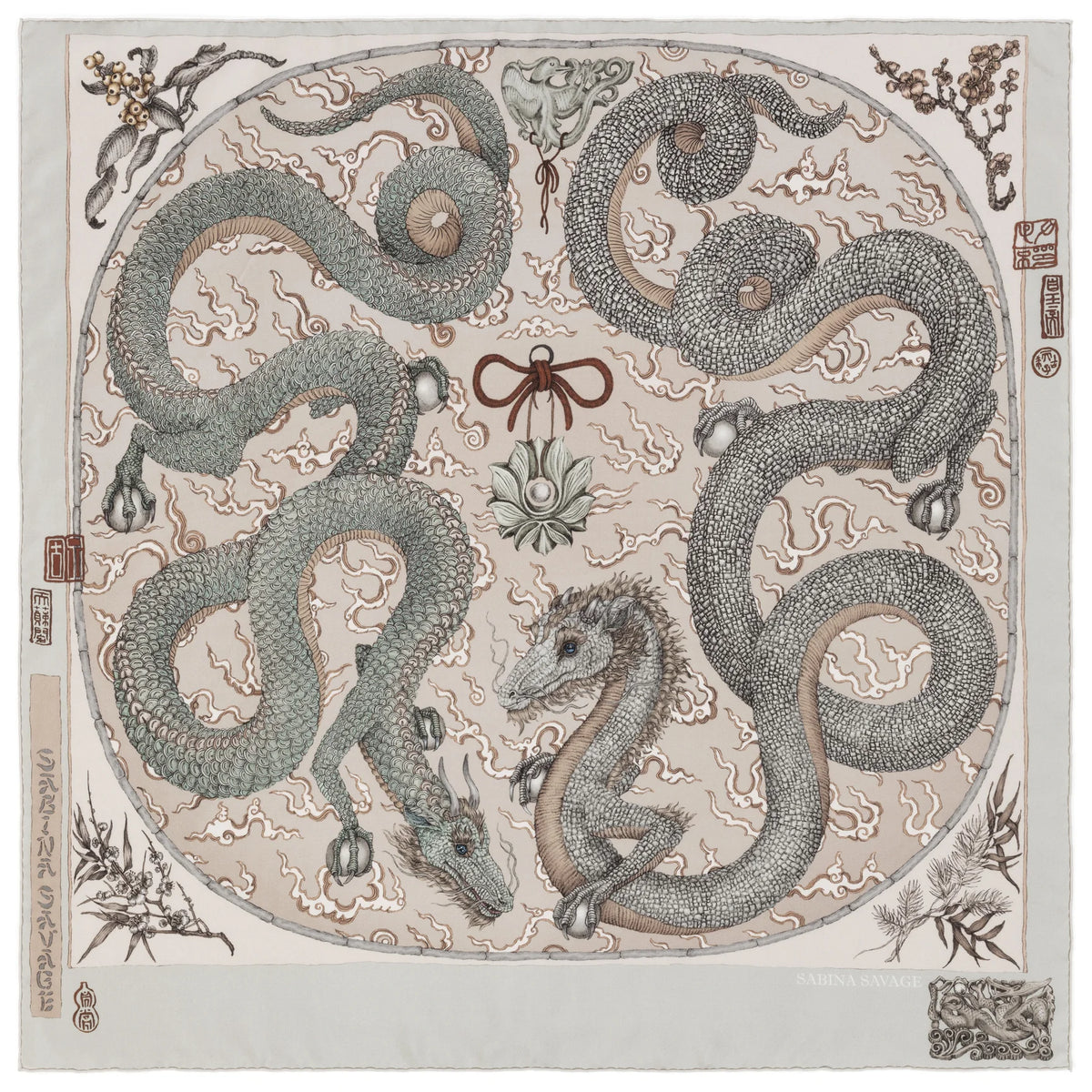 Sabina Savage Chasing The Pearl Silk Twill 90 Glaze & Lustre-Sabina Savage-Thistle Hill