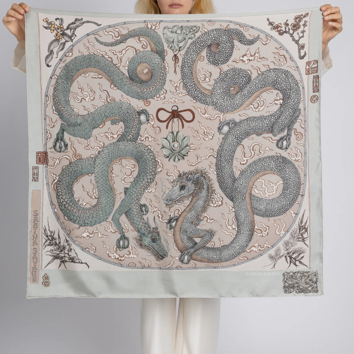 Sabina Savage Chasing The Pearl Silk Twill 90 Glaze & Lustre-Sabina Savage-Thistle Hill