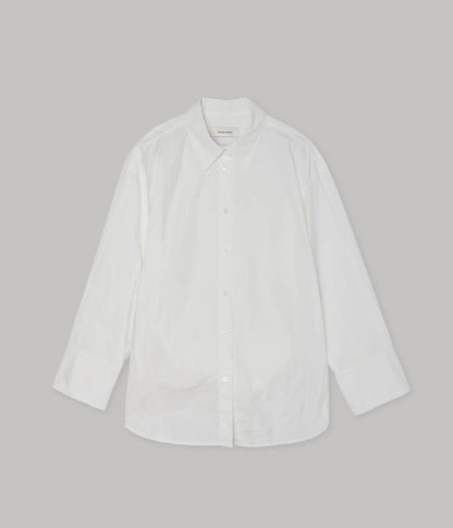Sayaka Davis Crinkled Oversized Shirt White-Sayaka Davis-Thistle Hill